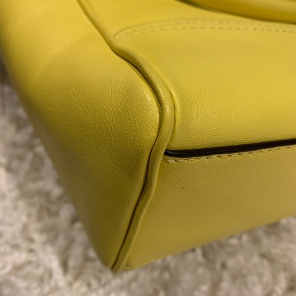 Coach Legacy Leather Mini Tanner (Lemon) - Picture 11 of 14